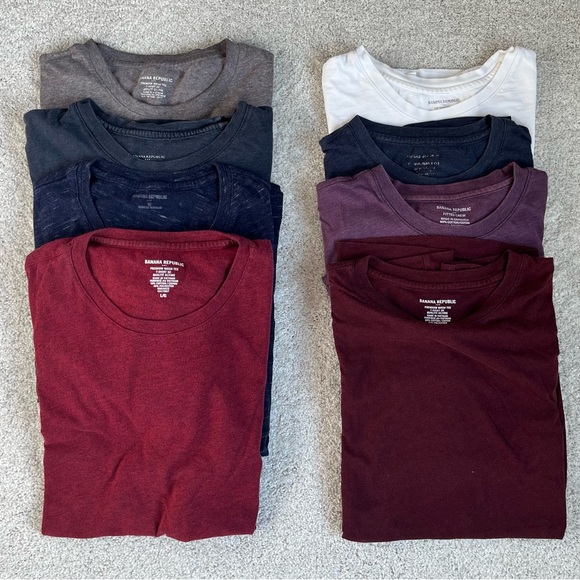 Men's Banana Republic Assorted Color T-Shirt Pack. 8 shirts. - Picture 5 of 9